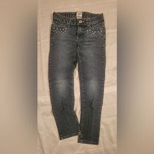 Kids size 8 Canyon River Blues Studded Gray Jeans